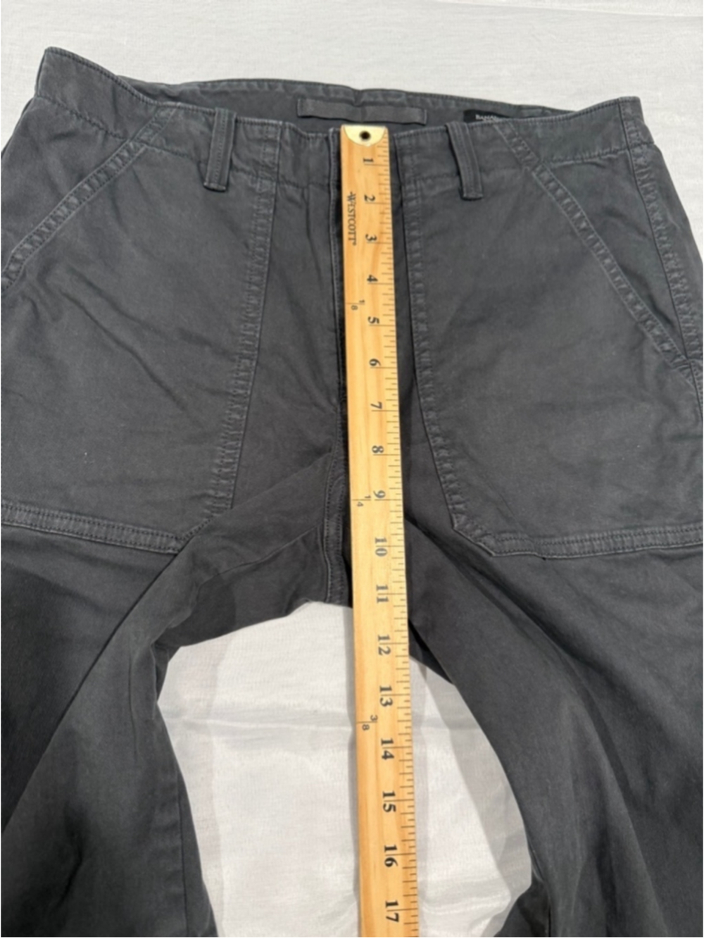 Banana Republic Gray Cotton Blend Chino Jogger Pants Size 8 New - Picture 5 of 9